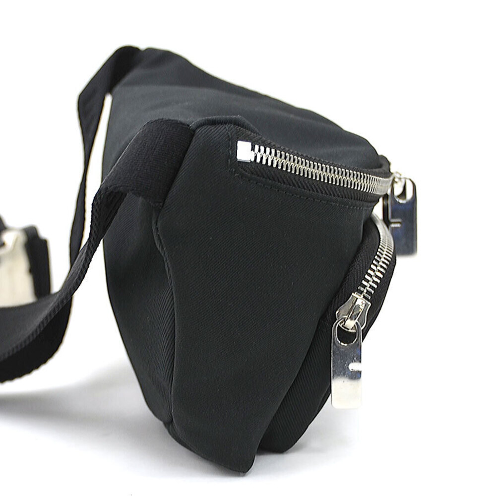 Burberry canvas black bag waist